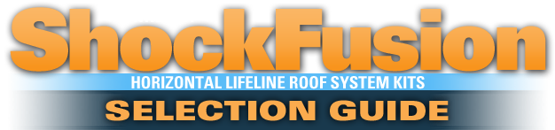 Miller ShockFusion Horizontal Lifeline Roof System Kits 